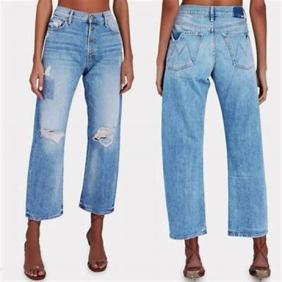 MOTHER Denim - Mother The Snapped Ditcher Flood Jean